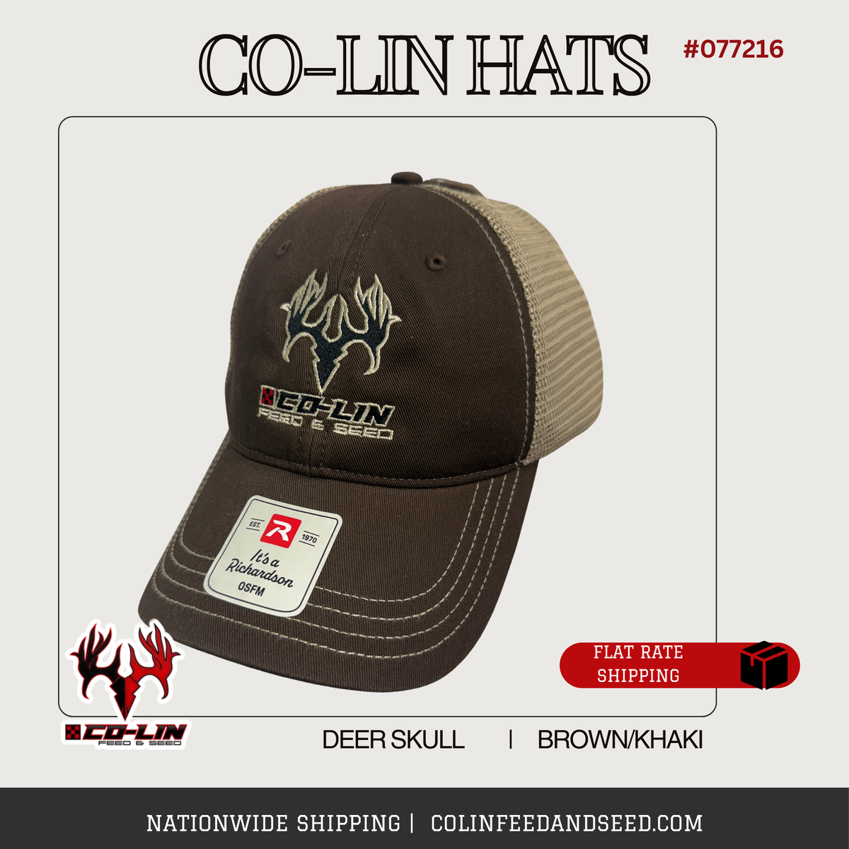 Co-Lin Classic Unstructured Hat - Official Apparel