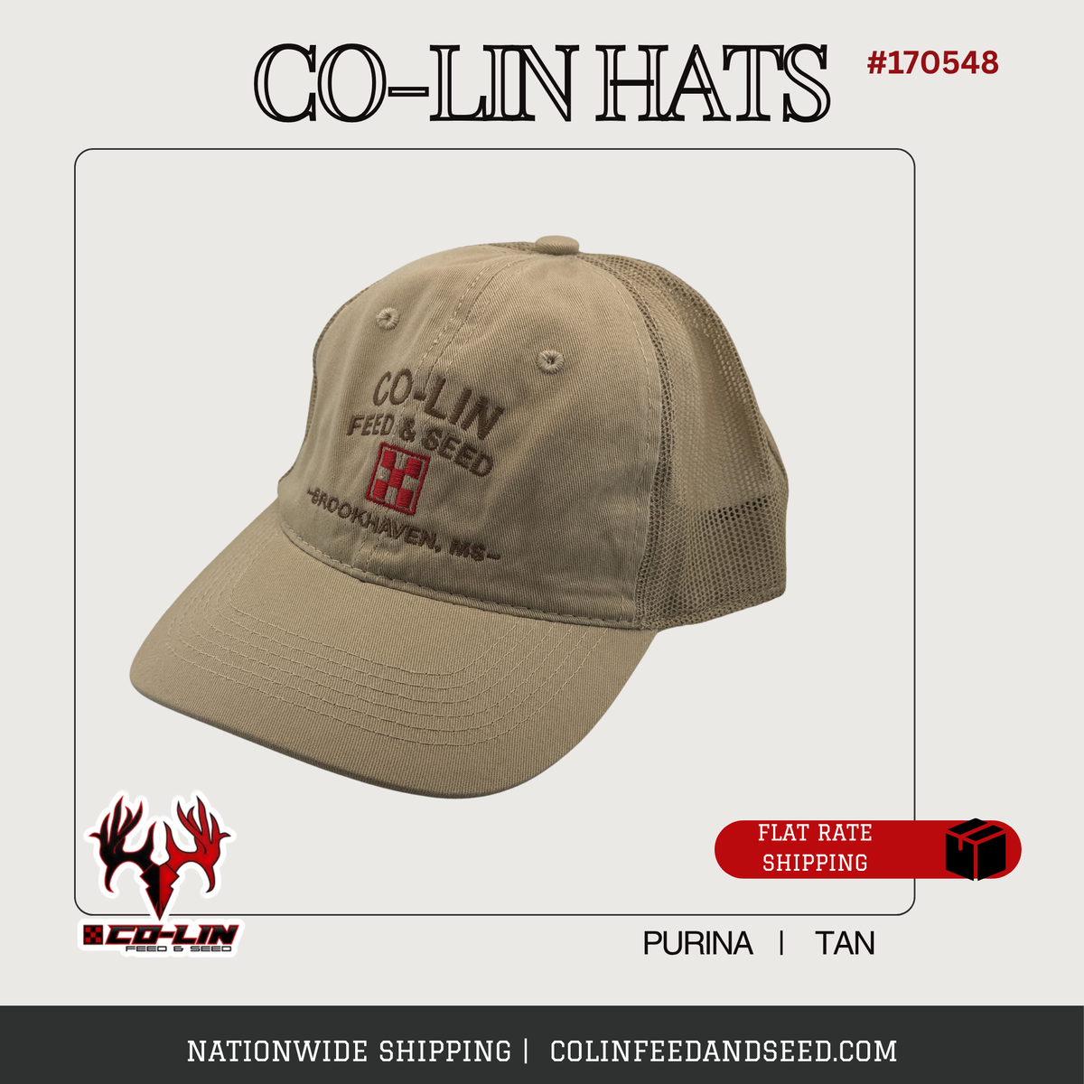 Co-Lin Classic Unstructured Hat - Official Apparel