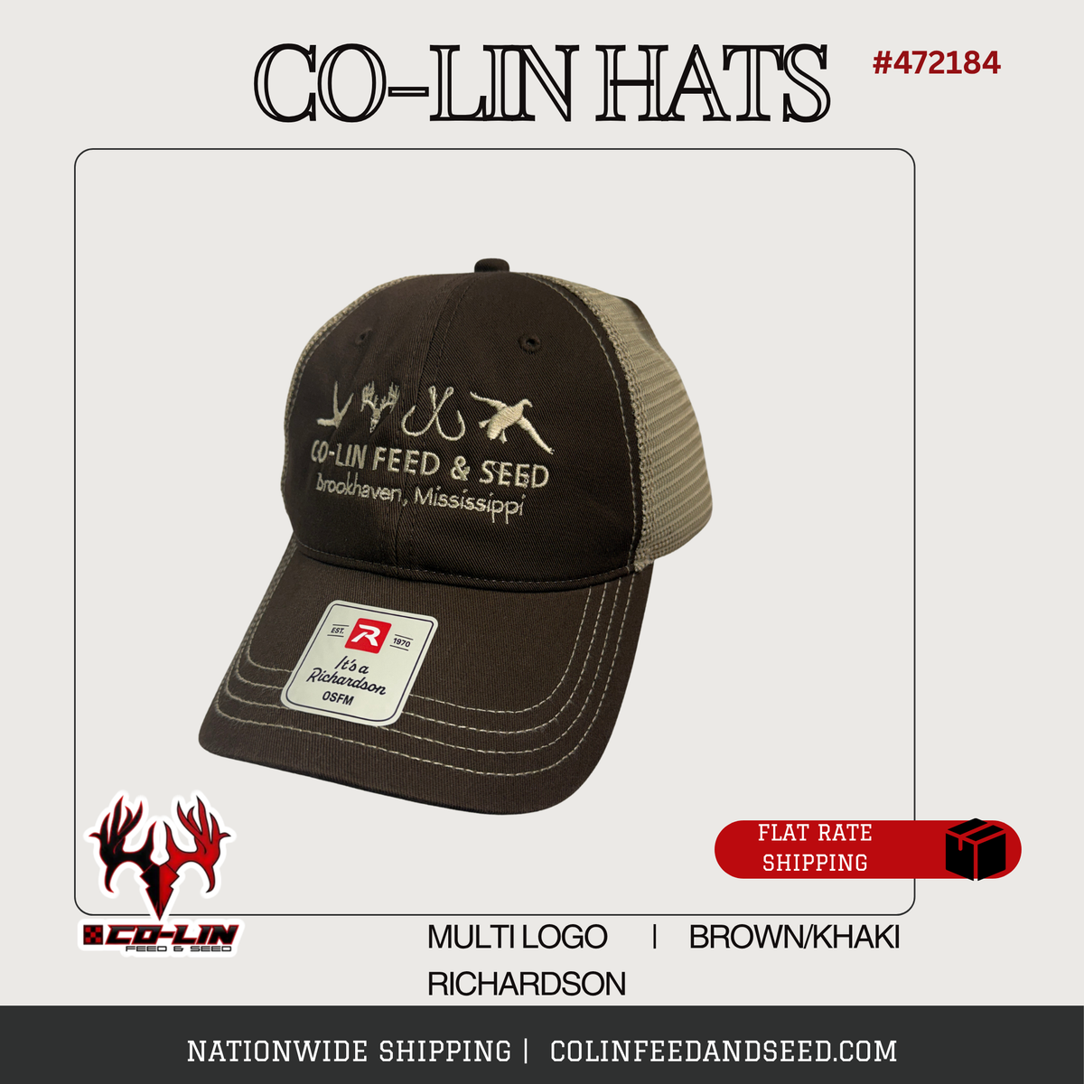 Co-Lin Classic Unstructured Hat - Official Apparel