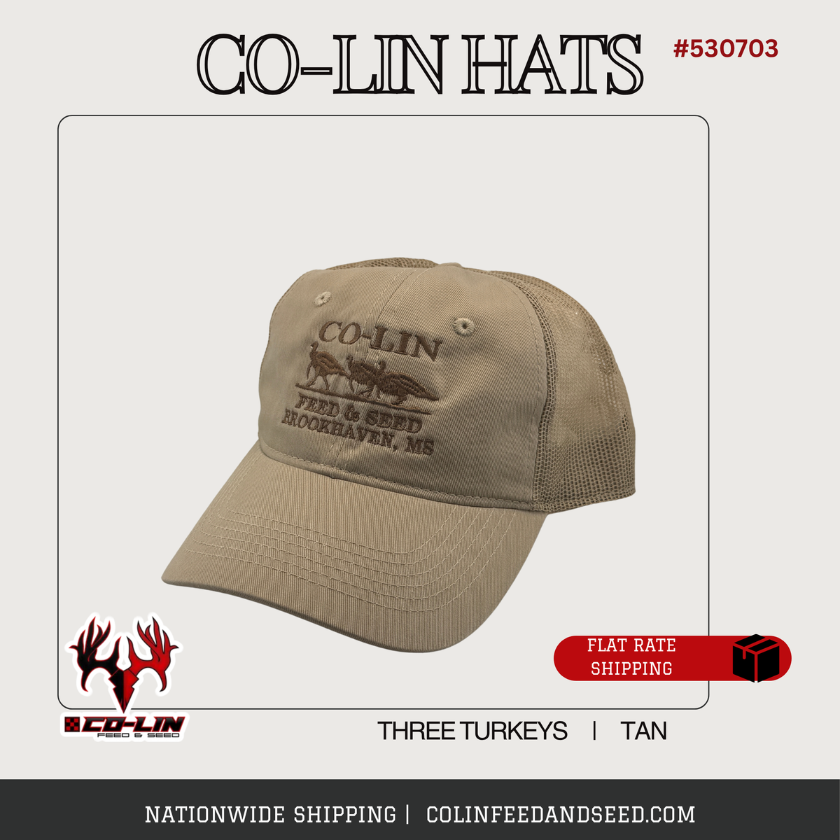Co-Lin Classic Unstructured Hat - Official Apparel