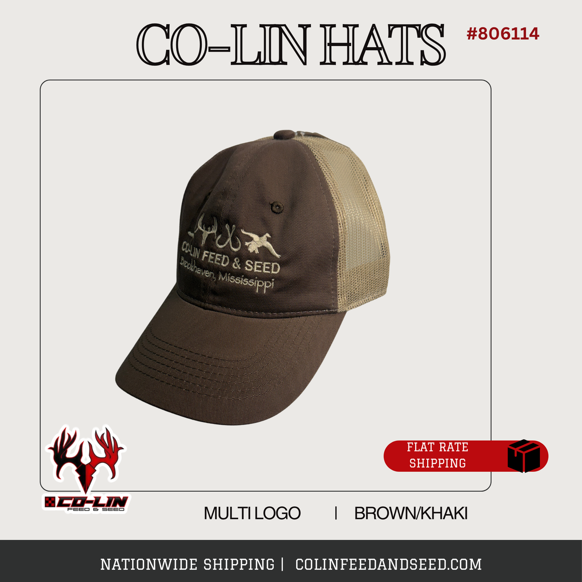 Co-Lin Classic Unstructured Hat - Official Apparel