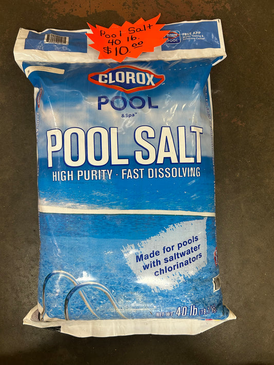 Pool Salt - 40 Pounds